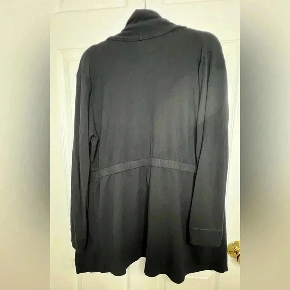 Ruby Rd Black Drape Front Sweater, Size M (12/14) - Picture 4 of 4